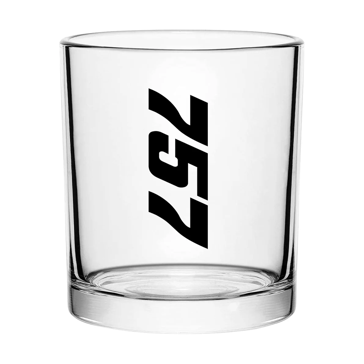 Boeing 757 Text Designed Special Whiskey Glasses - Image 2