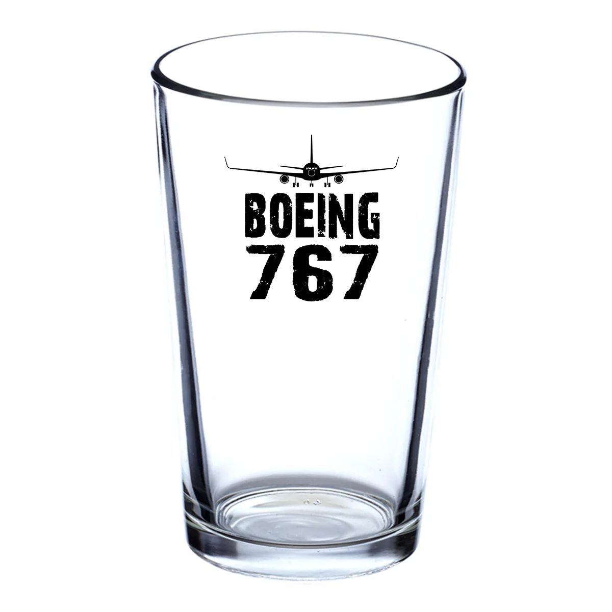 Boeing 767 & Plane Designed Beer & Water Glasses - Image 2