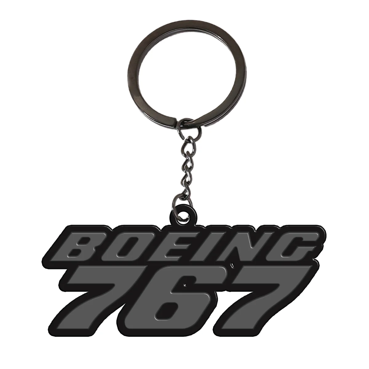 Boeing 767 & Text Designed Hollow Key Chains - Image 4