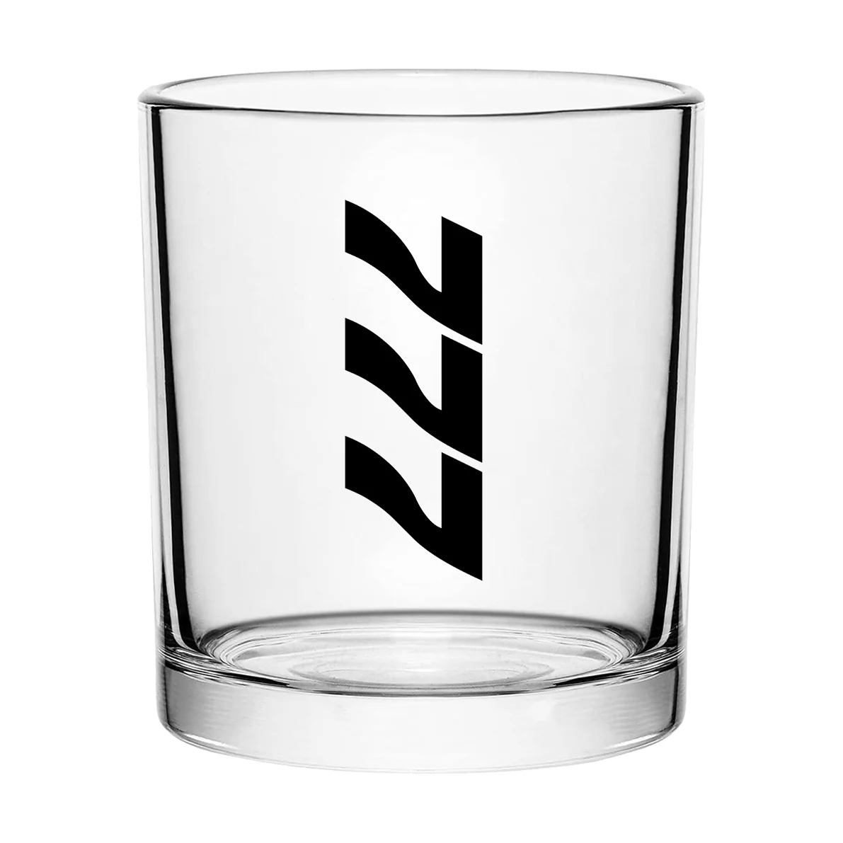 Boeing 777 Text Designed Special Whiskey Glasses - Image 2