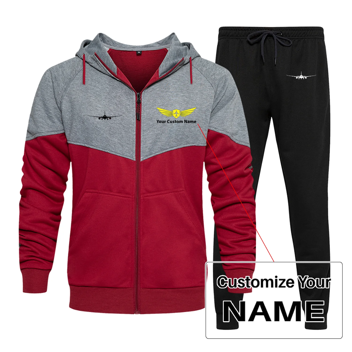 Boeing 787 Silhouette Designed Colourful Z. Hoodies & Sweatpants - Image 5