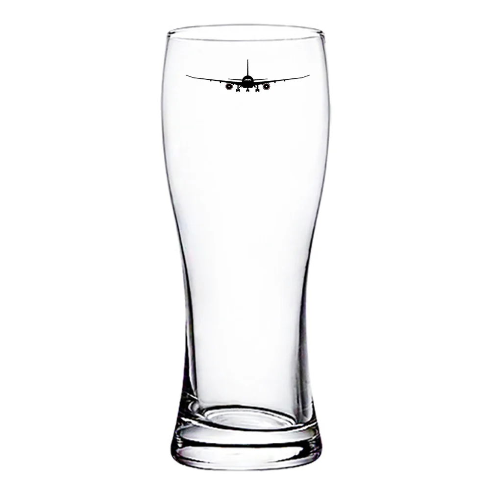 Boeing 787 Silhouette Designed Pilsner Beer Glasses - Image 2