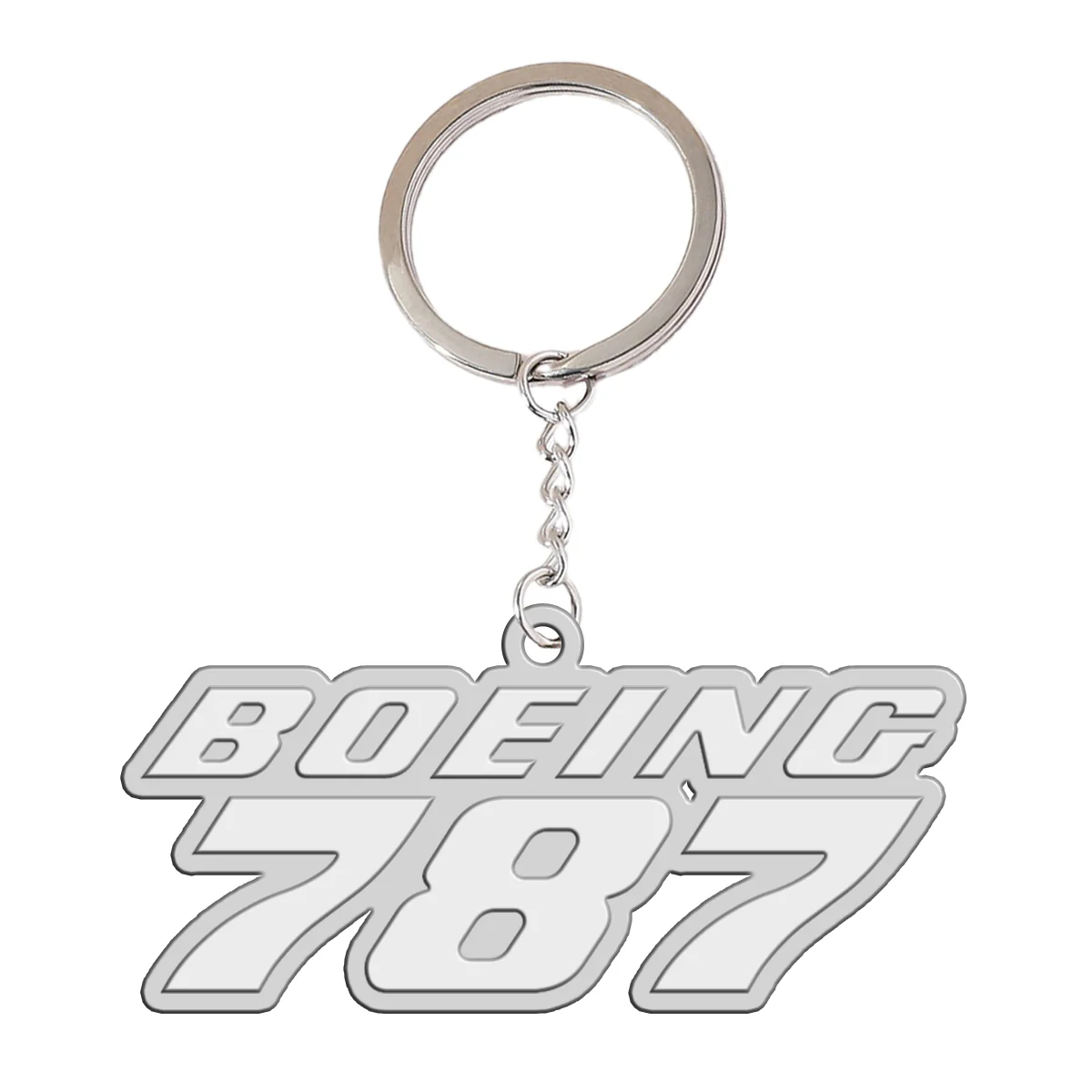 Boeing 787 & Text Designed Hollow Key Chains - Image 2