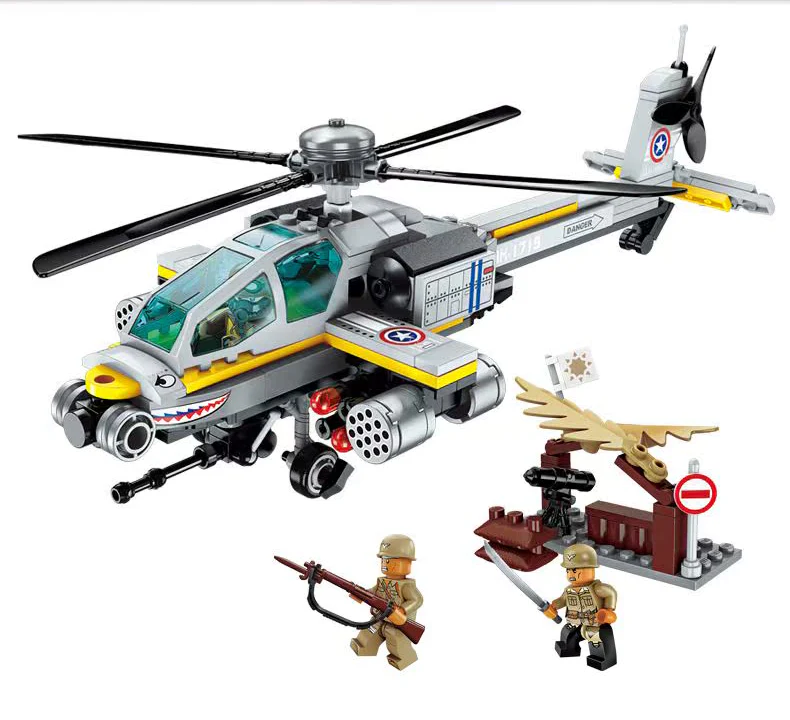 Boeing AH-64 Apache Force Weapon Fighter Building Blocks - Image 6