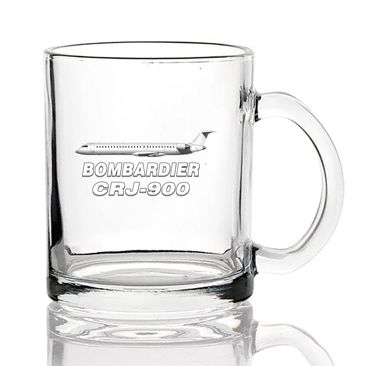 Bombardier CRJ-900 Designed Coffee & Tea Glasses - Image 2