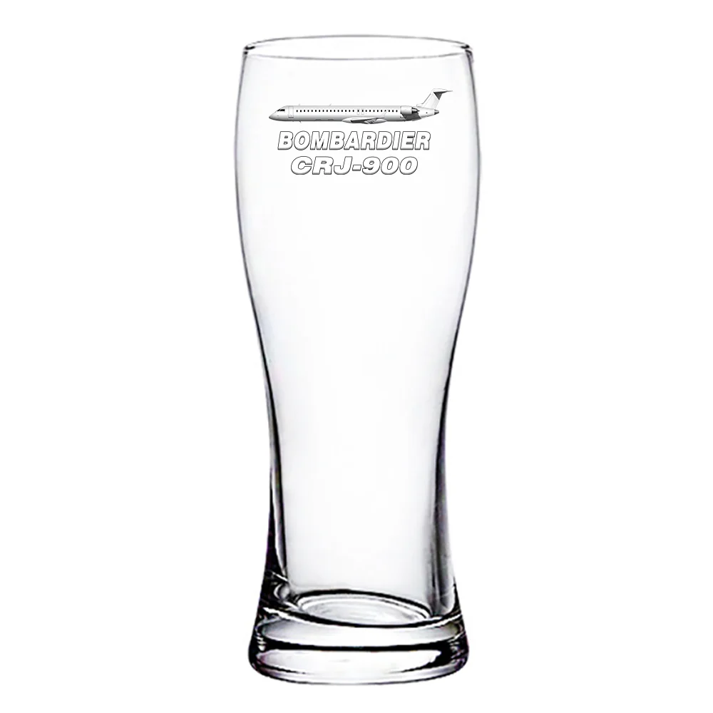Bombardier CRJ-900 Designed Pilsner Beer Glasses - Image 2