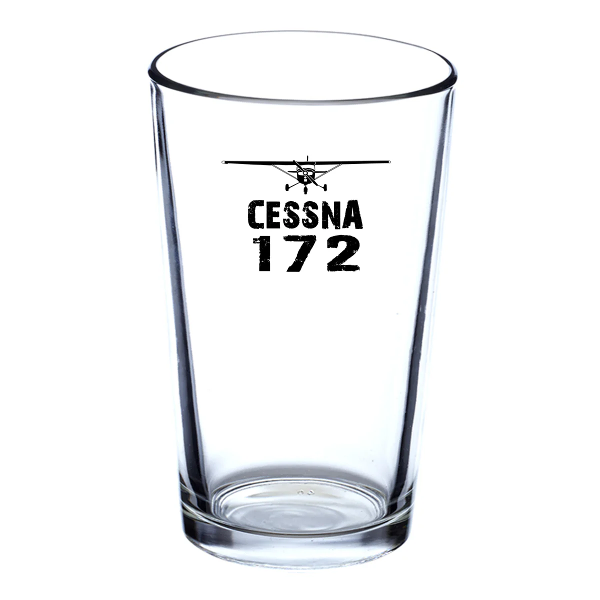 Cessna 172 & Plane Designed Beer & Water Glasses - Image 2