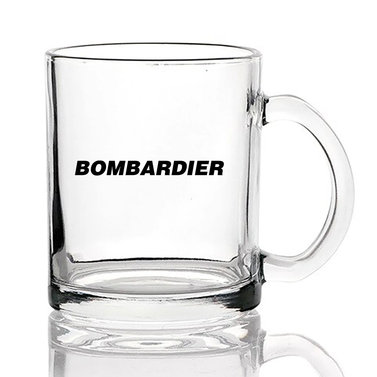 Bombardier & Text Designed Coffee & Tea Glasses - Image 2
