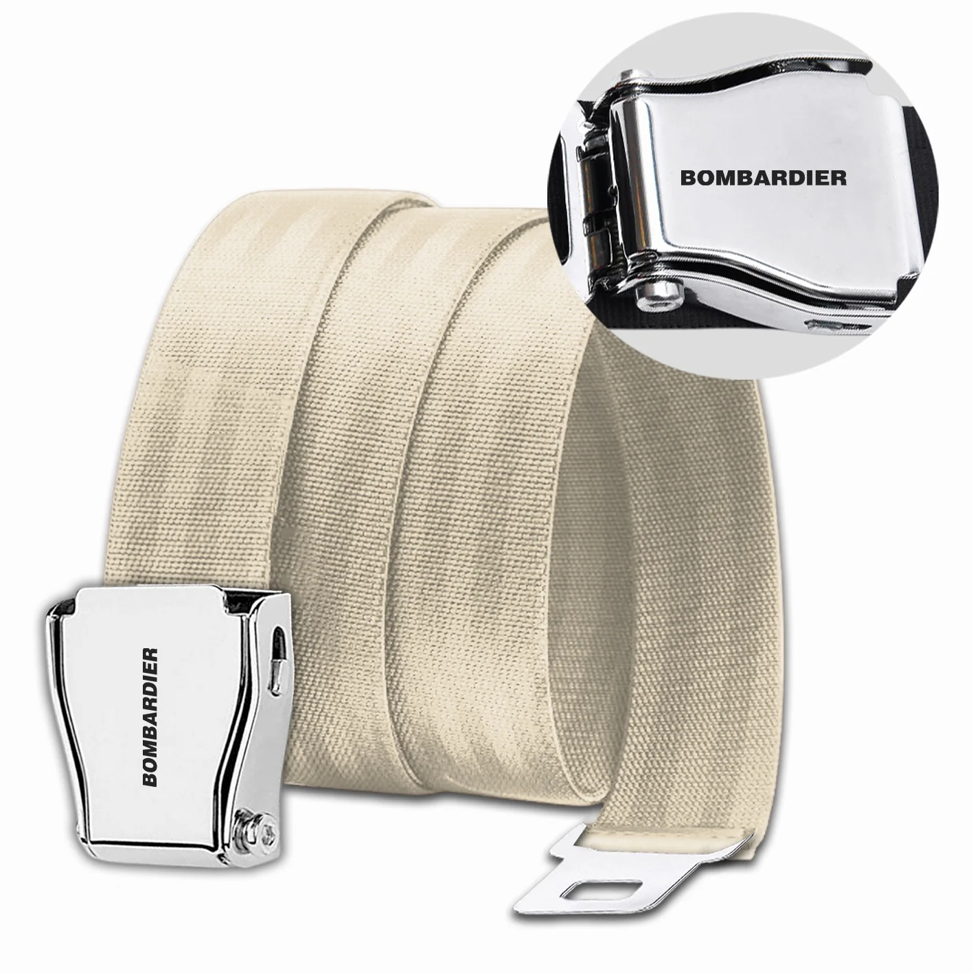 Bombardier & Text Designed Fashion Airplane Seat Belts - Image 8