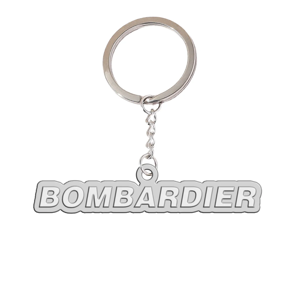 Bombardier & Text Designed Hollow Key Chains - Image 2