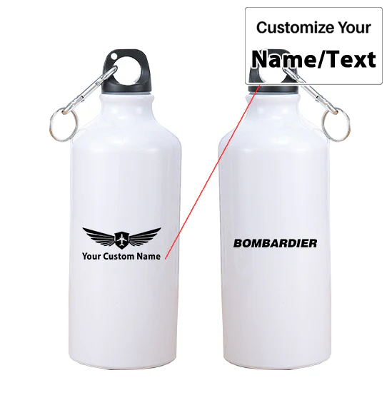 Bombardier & Text Designed Thermoses - Image 3