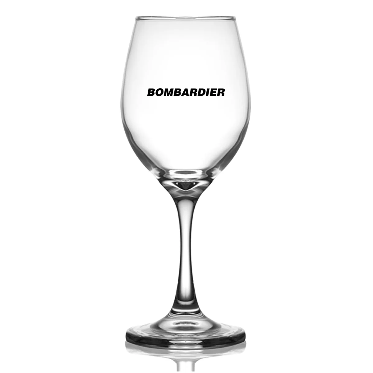 Bombardier & Text Designed Wine Glasses - Image 2