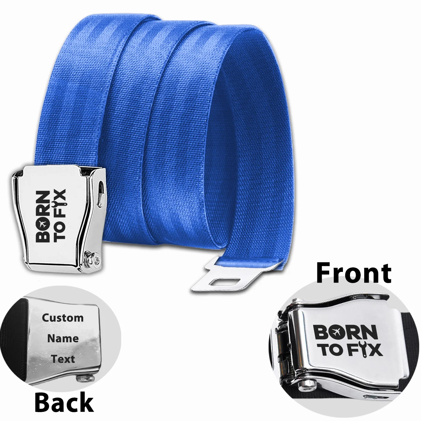 Born To Fix Airplanes Designed Fashion Airplane Seat Belts - Image 18