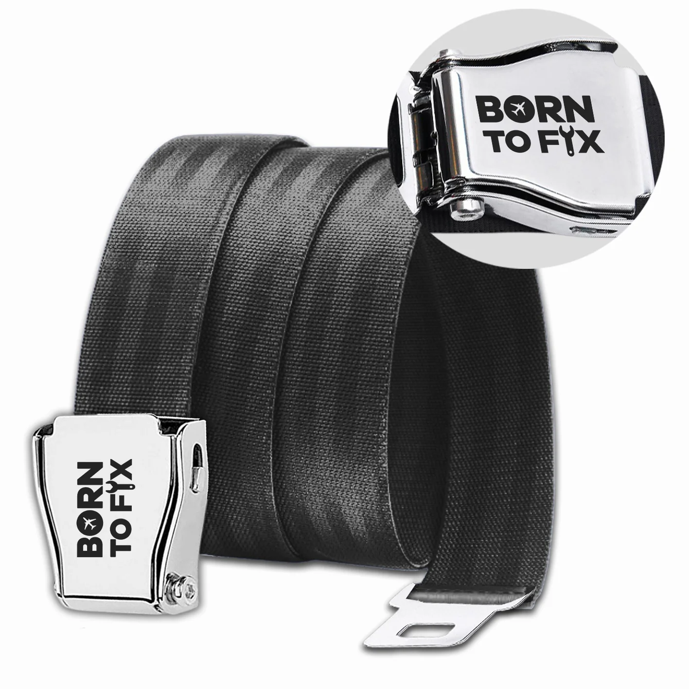 Born To Fix Airplanes Designed Fashion Airplane Seat Belts - Image 4