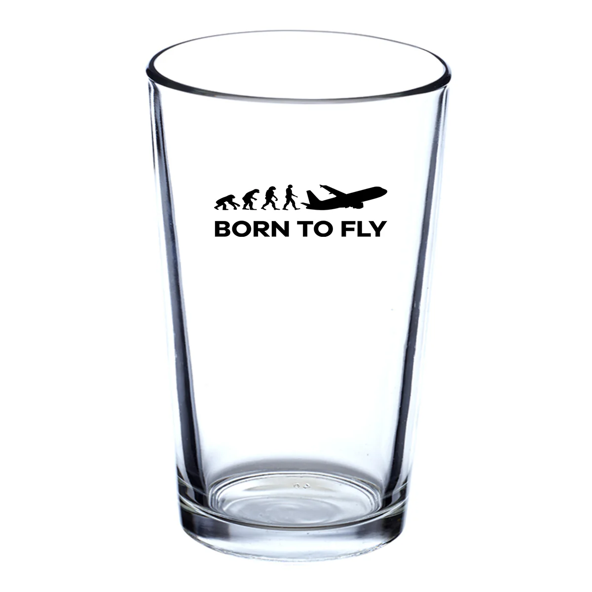 Born To Fly Designed Beer & Water Glasses - Image 2