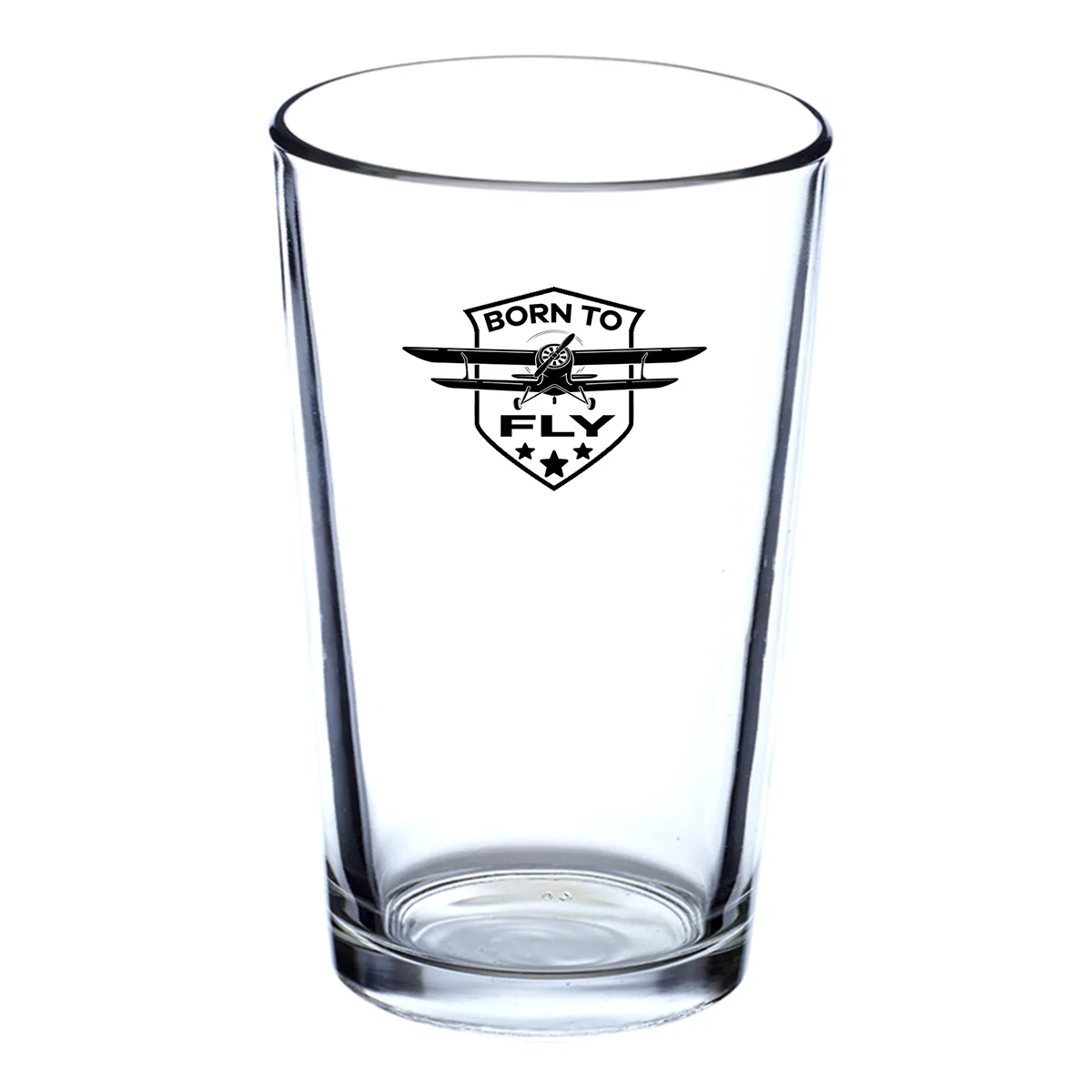 Born To Fly Designed Designed Beer & Water Glasses - Image 2