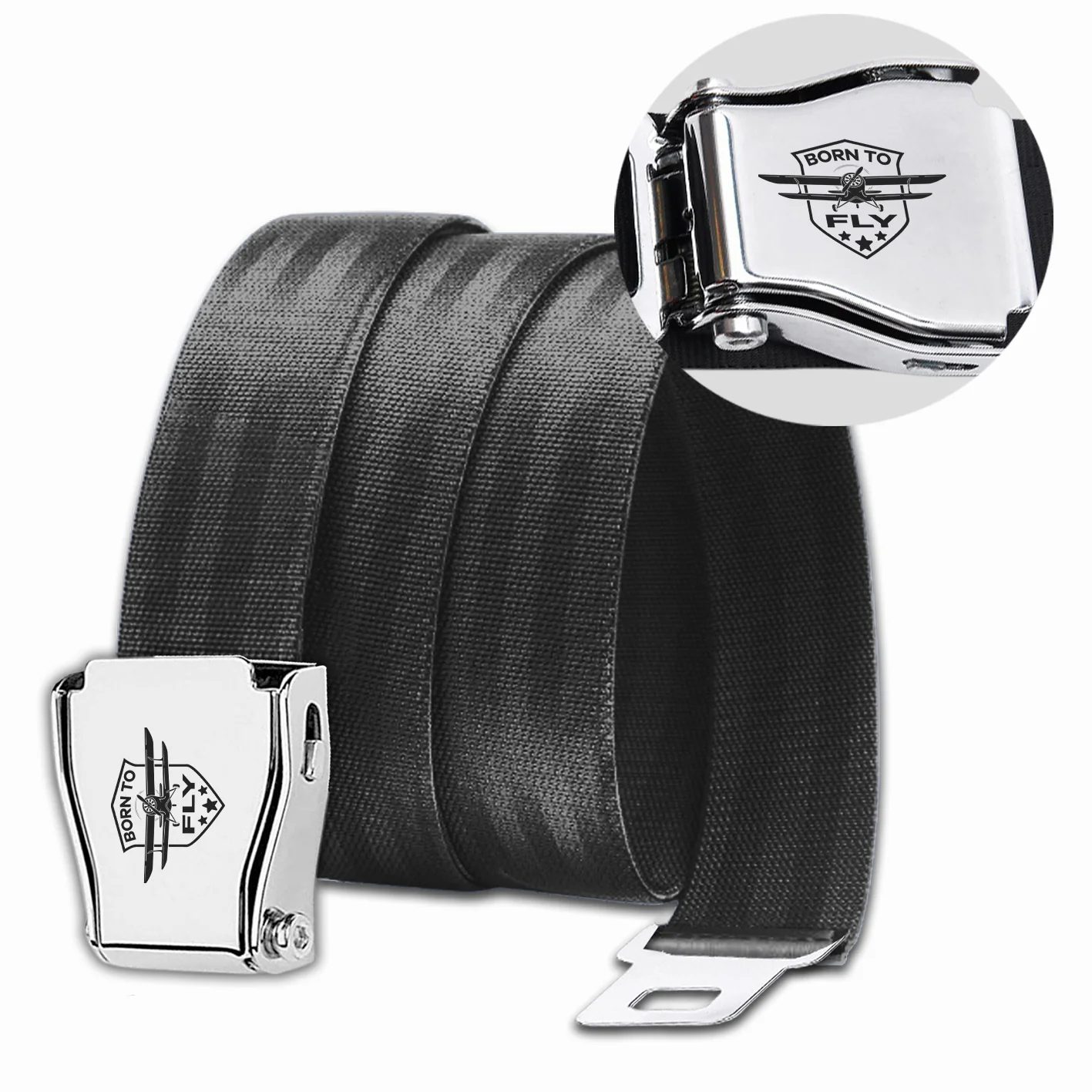 Born To Fly Designed Designed Fashion Airplane Seat Belts - Image 4