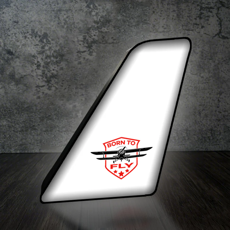 Born To Fly Designed Designed Led Aircraft Tail & 3D Lamp - Image 2