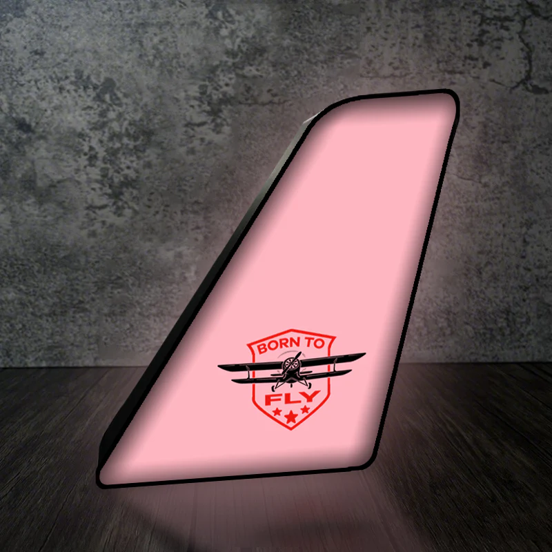 Born To Fly Designed Designed Led Aircraft Tail & 3D Lamp - Image 5