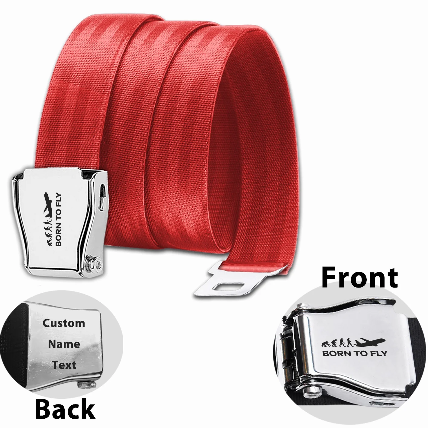 Born To Fly Designed Fashion Airplane Seat Belts - Image 14