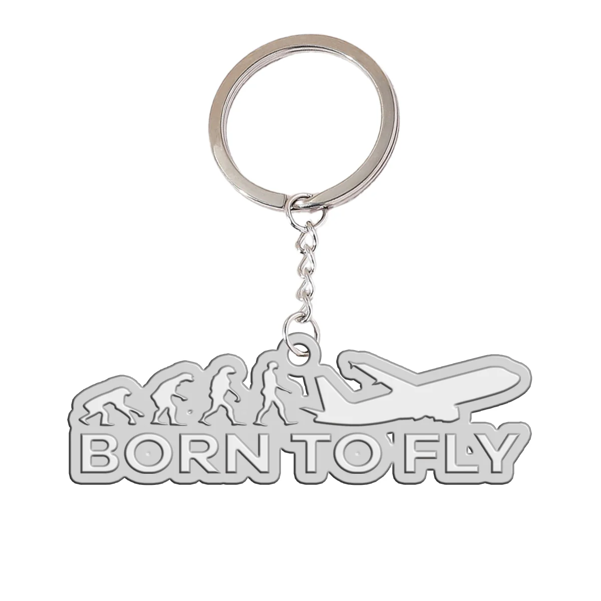 Born To Fly Designed Hollow Key Chains - Image 2