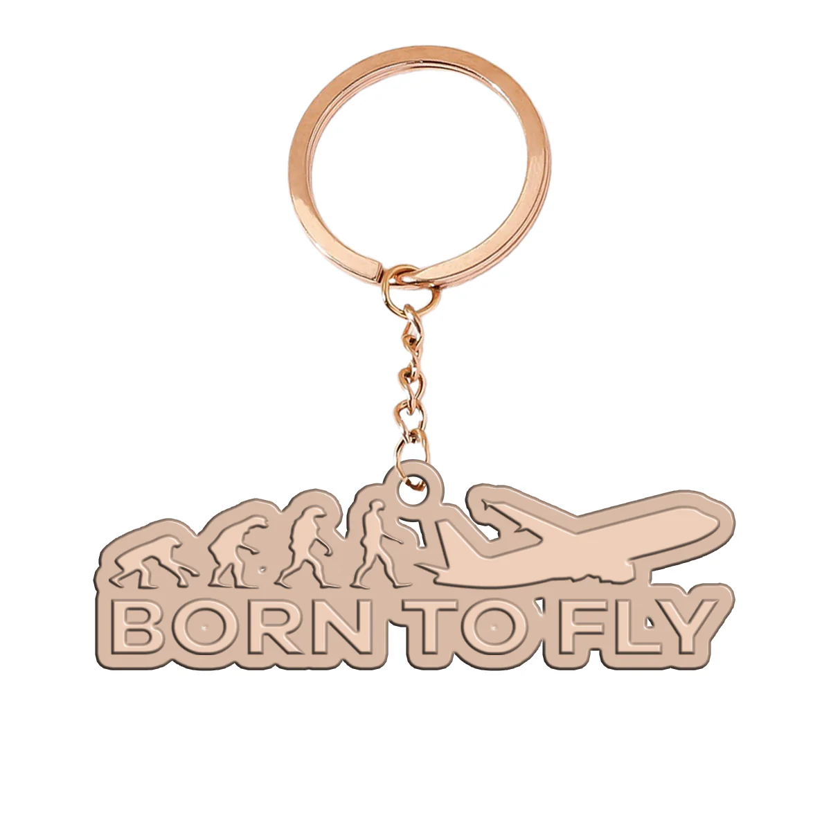 Born To Fly Designed Hollow Key Chains - Image 3