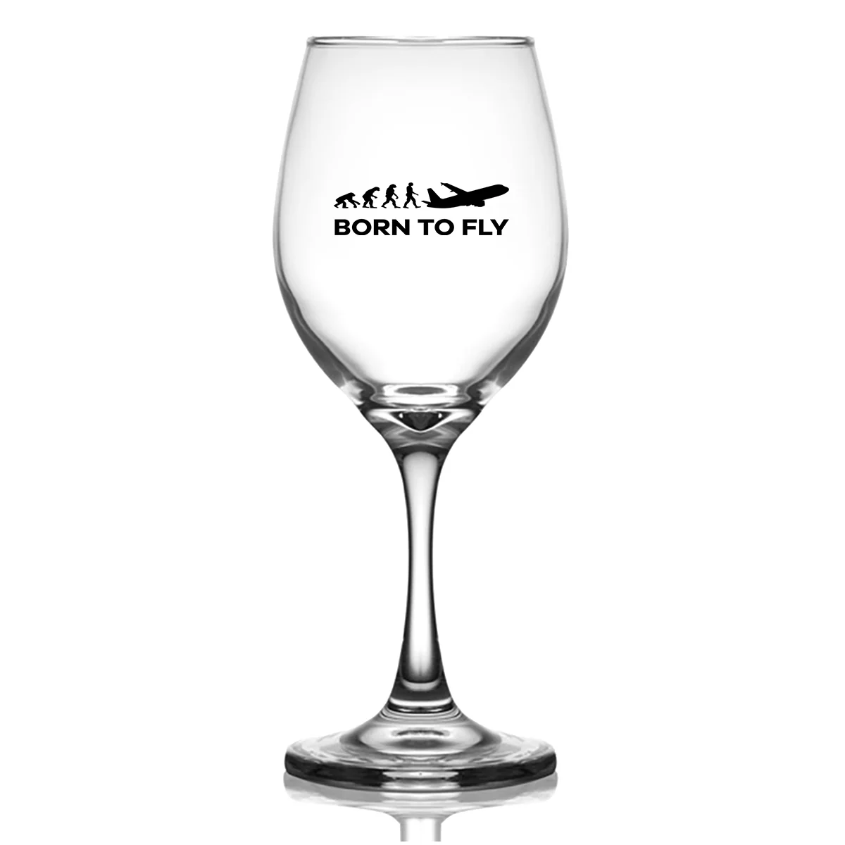 Born To Fly Designed Wine Glasses - Image 2