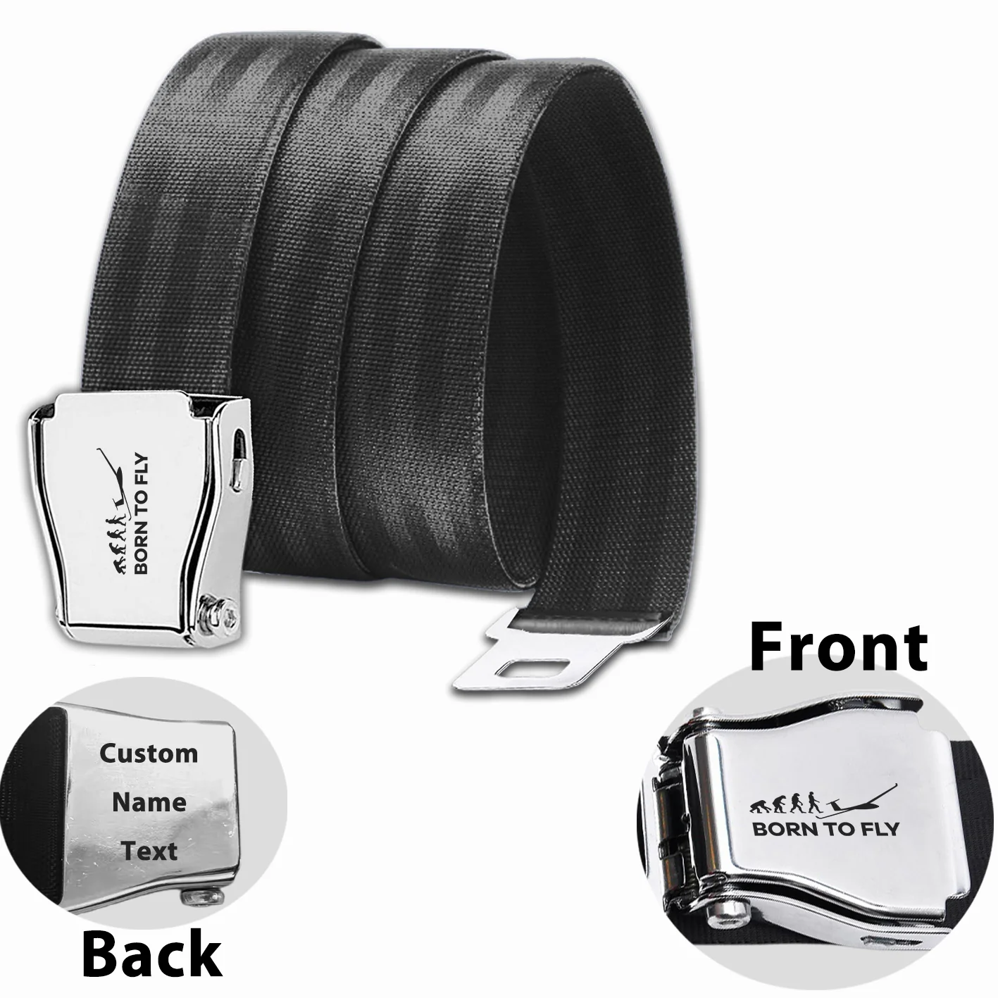 Born To Fly Glider Designed Fashion Airplane Seat Belts - Image 2