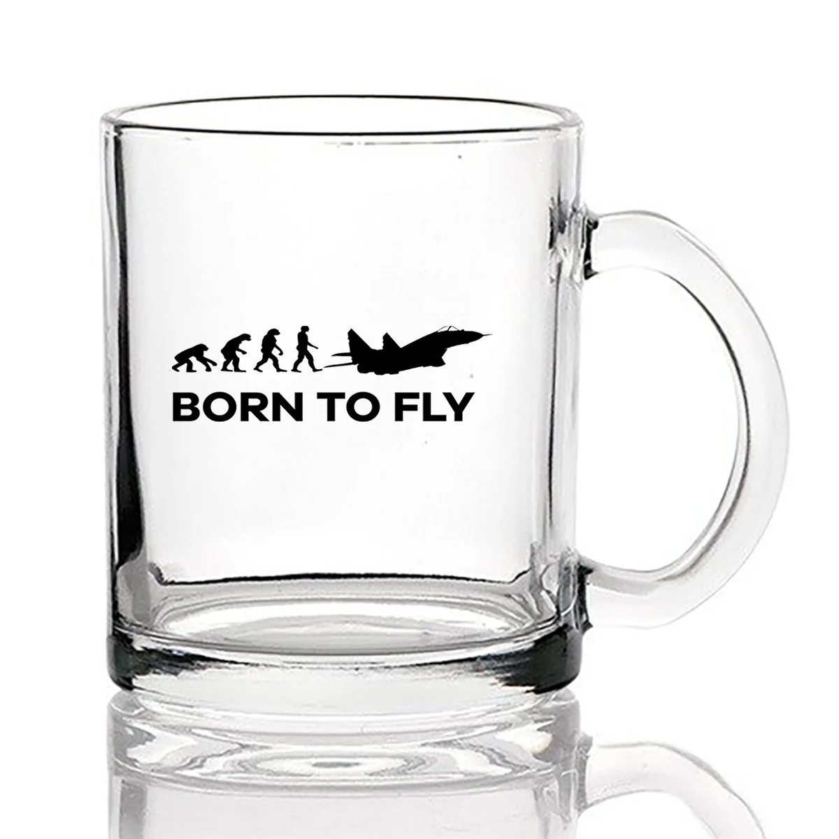 Born To Fly Military Designed Coffee & Tea Glasses - Image 2