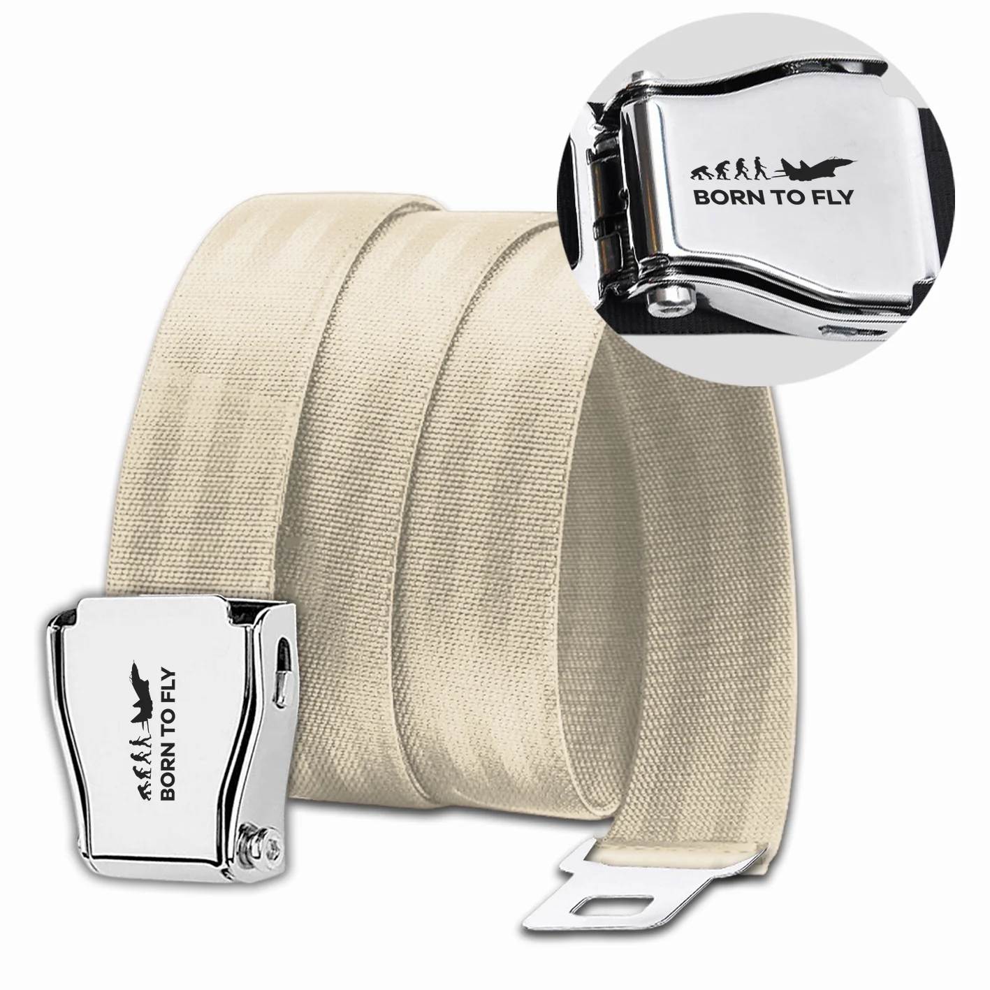 Born To Fly Military Designed Fashion Airplane Seat Belts - Image 8