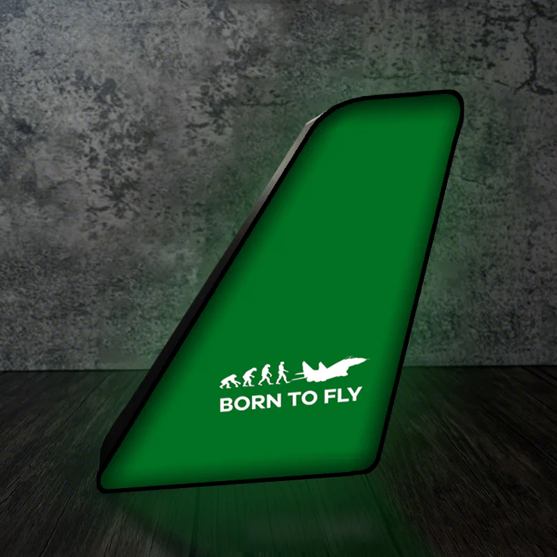 Born To Fly Military Designed Led Aircraft Tail & 3D Lamp - Image 7