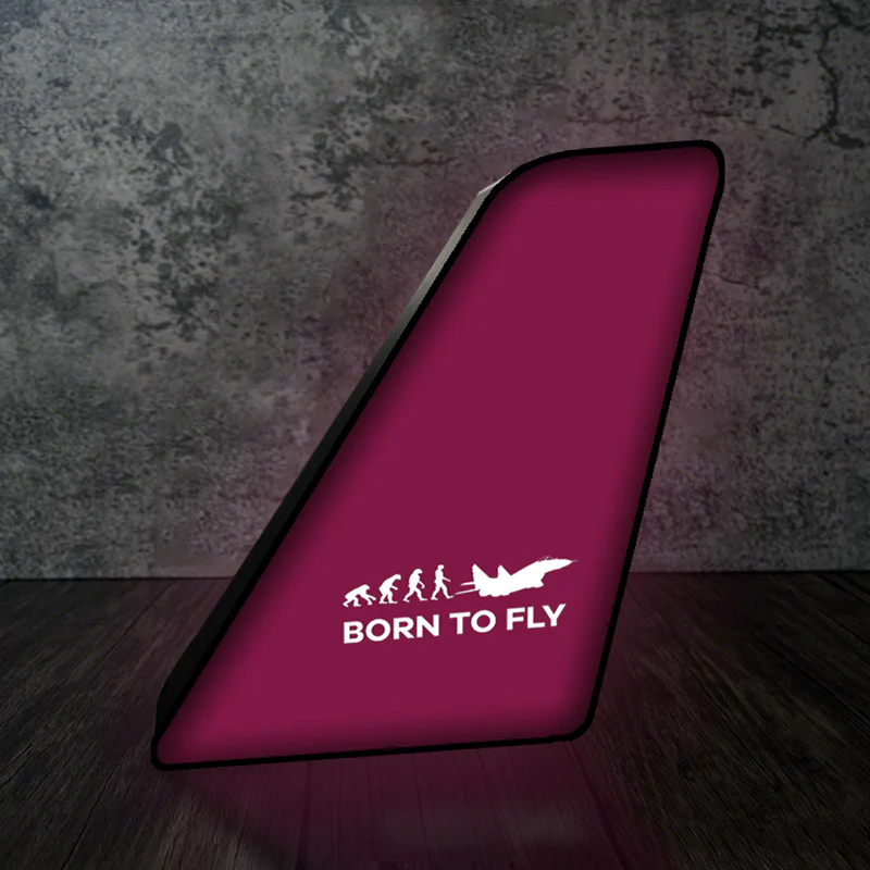 Born To Fly Military Designed Led Aircraft Tail & 3D Lamp - Image 9