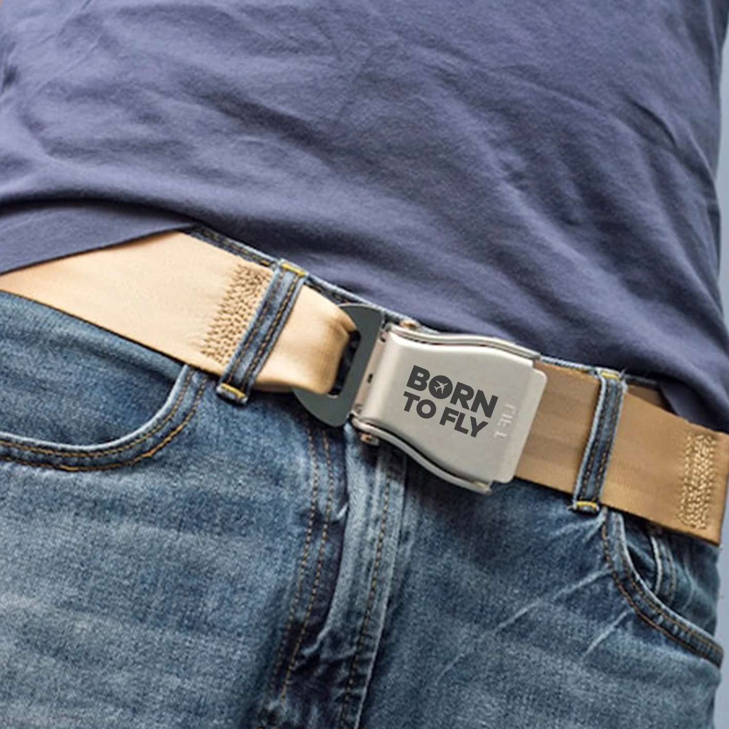 Born To Fly Special Designed Fashion Airplane Seat Belts