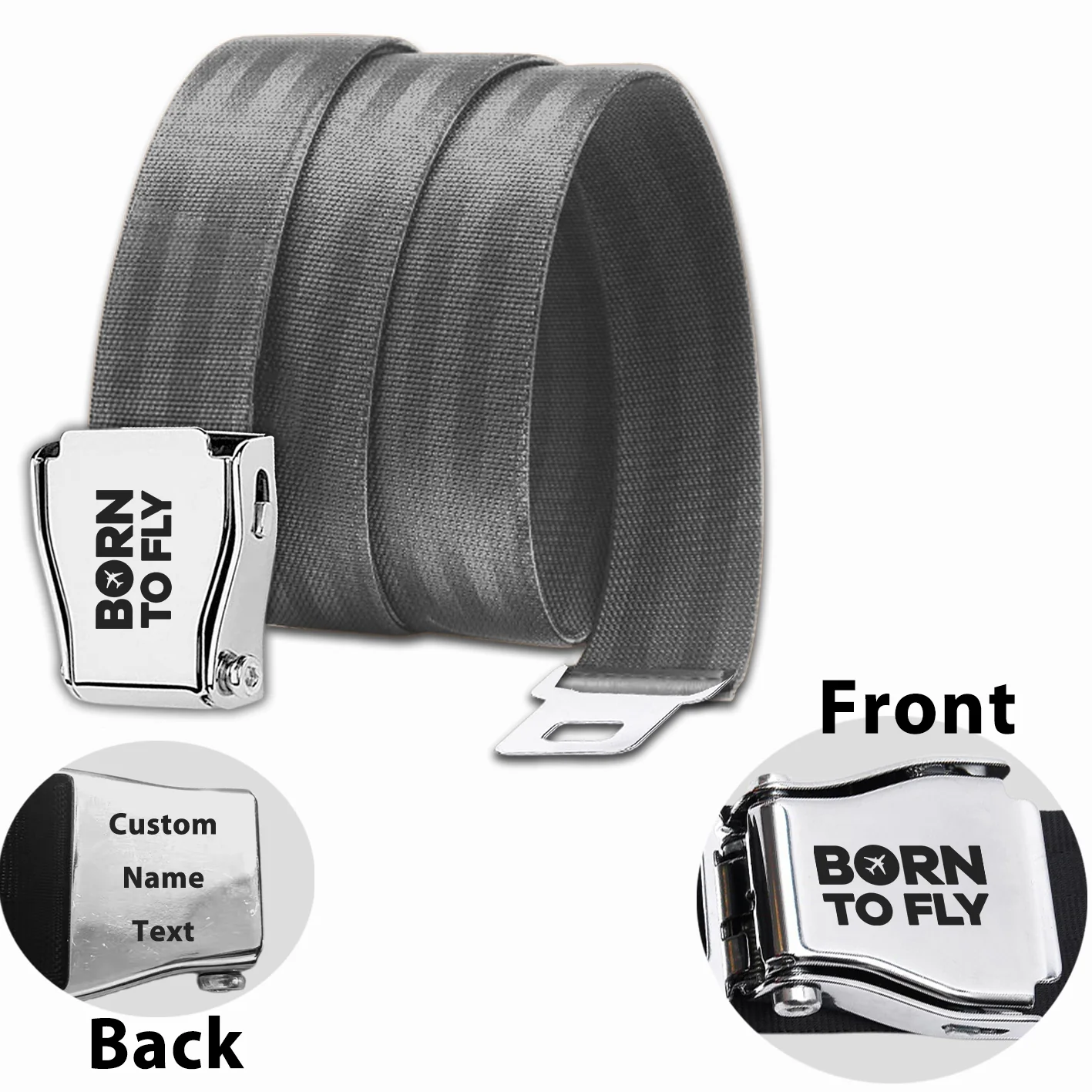 Born To Fly Special Designed Fashion Airplane Seat Belts - Image 10