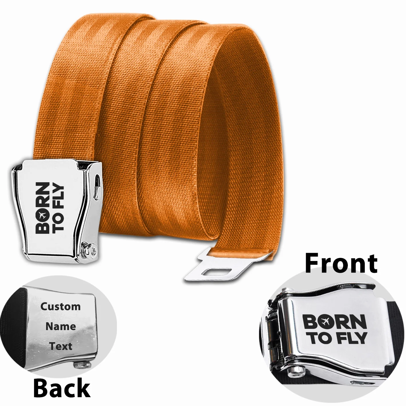 Born To Fly Special Designed Fashion Airplane Seat Belts - Image 22