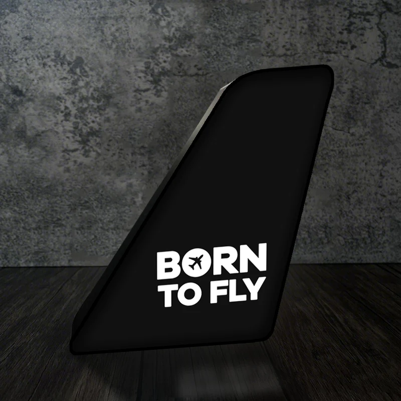 Born To Fly Special Designed Led Aircraft Tail & 3D Lamp