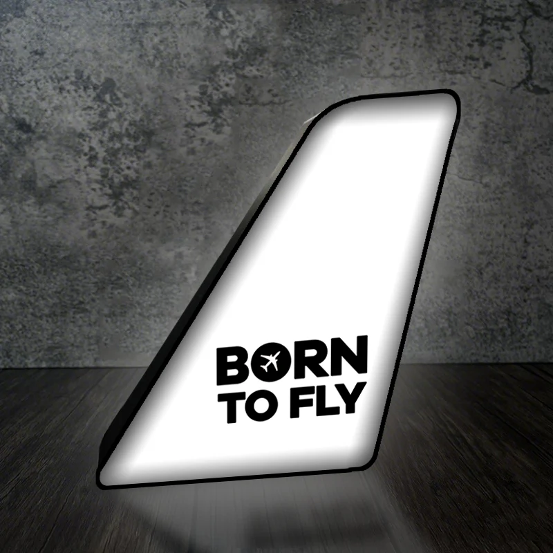Born To Fly Special Designed Led Aircraft Tail & 3D Lamp - Image 2