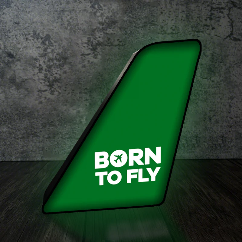 Born To Fly Special Designed Led Aircraft Tail & 3D Lamp - Image 7