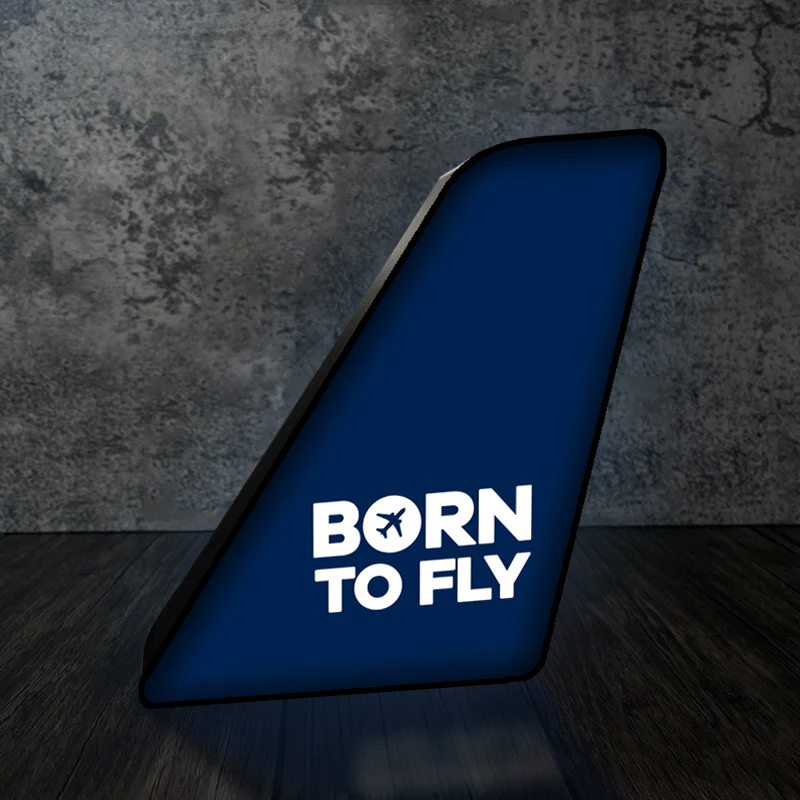 Born To Fly Special Designed Led Aircraft Tail & 3D Lamp - Image 8