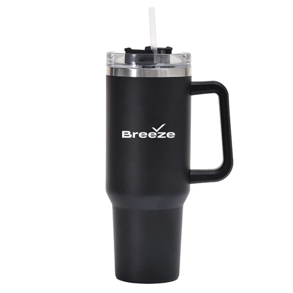 Breeze Airways Designed 40oz Stainless Steel Car Mug With Holder