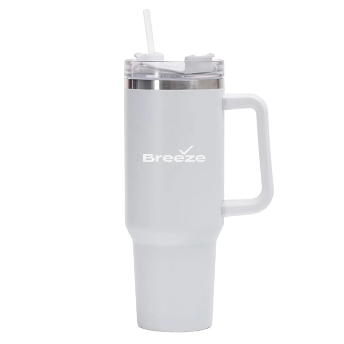 Breeze Airways Designed 40oz Stainless Steel Car Mug With Holder - Image 22