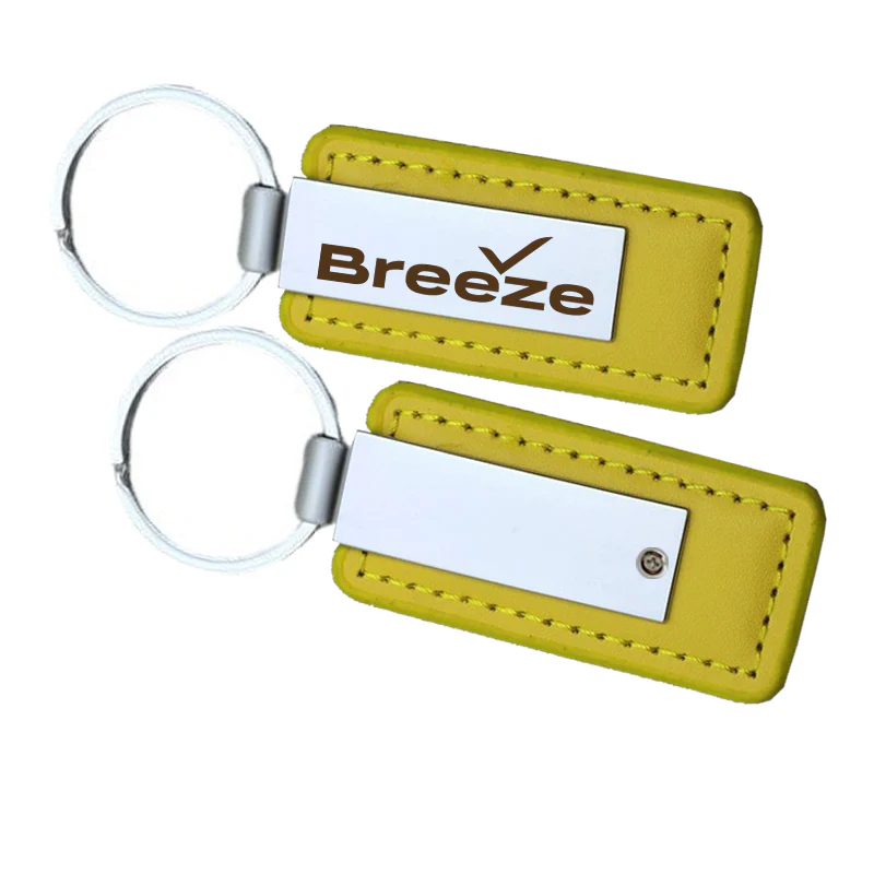 Breeze Airways Faux Leather Key Chains - Image 10