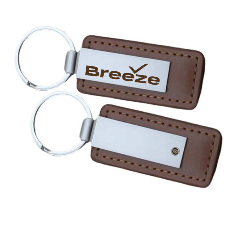 Breeze Airways Faux Leather Key Chains - Image 14