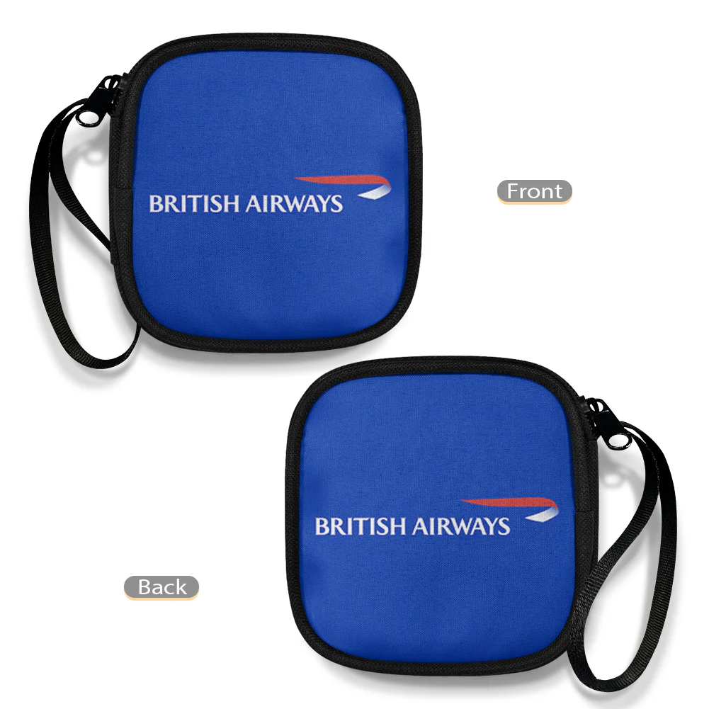 British Airways Airlines Designed Portable Headphone Bag - Image 4