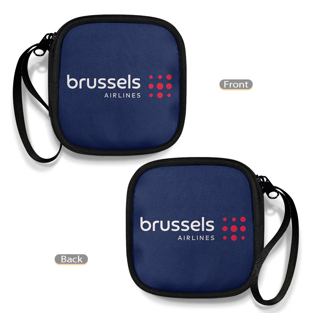 Brussels Airlines Designed Portable Headphone Bag - Image 4