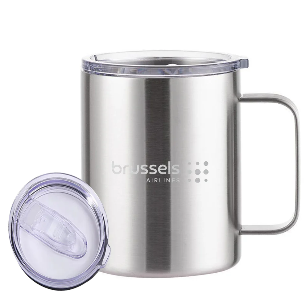 Brussels Airlines Designed Stainless Steel Laser Engraved Mugs - Image 14