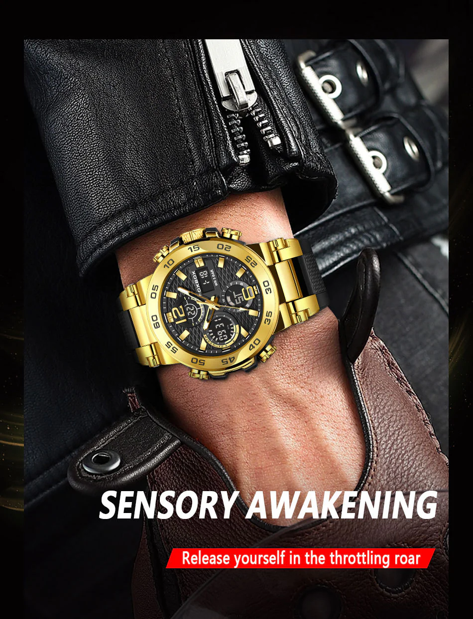 Business Men Fashion Diver Top Brand Luxury Sport Waterproof Military Watch - Image 10