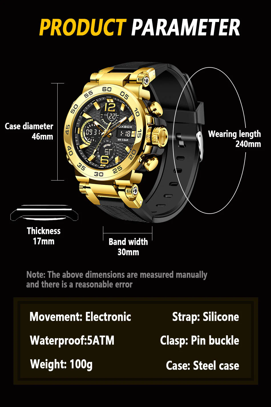 Business Men Fashion Diver Top Brand Luxury Sport Waterproof Military Watch - Image 13