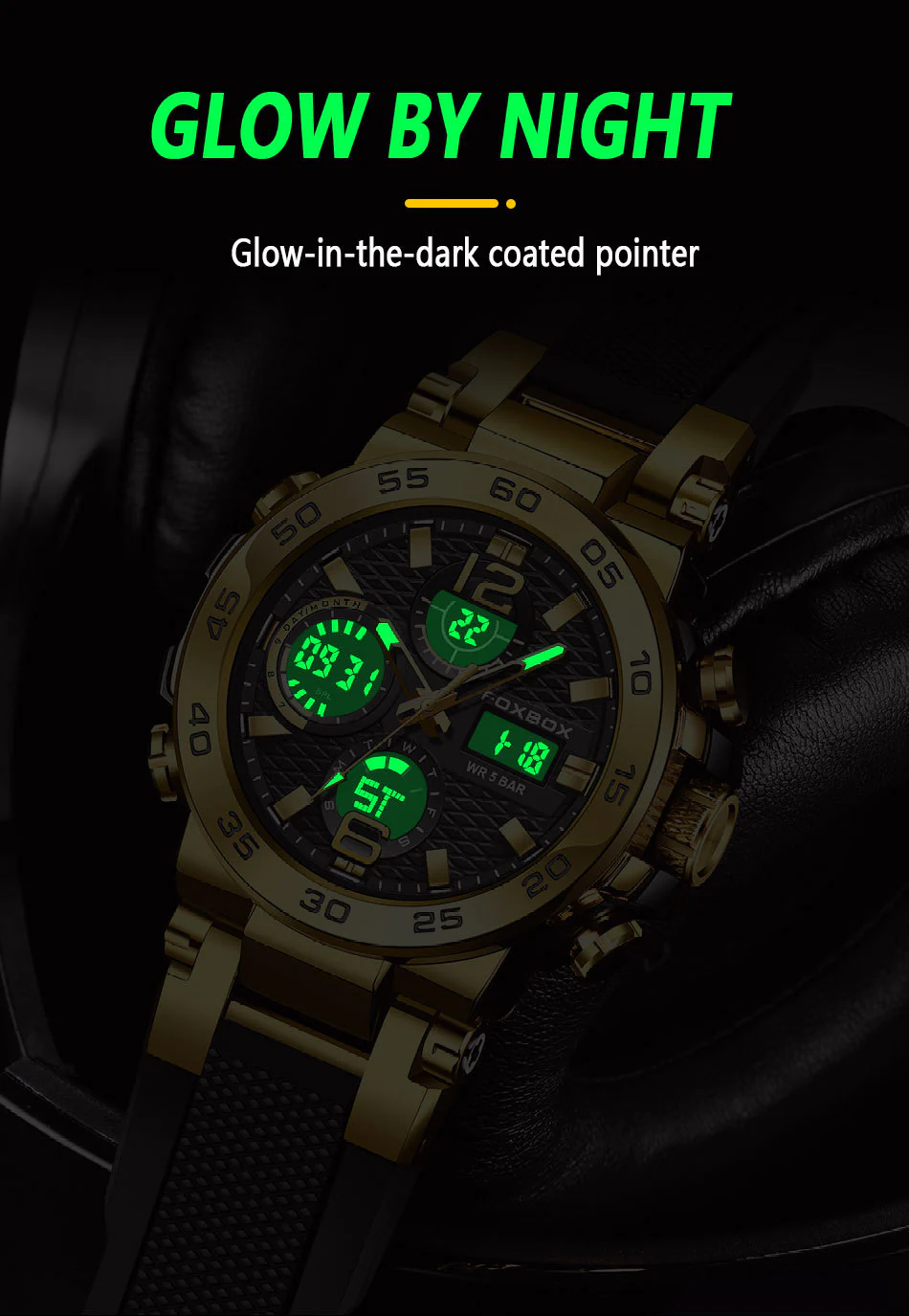 Business Men Fashion Diver Top Brand Luxury Sport Waterproof Military Watch - Image 15