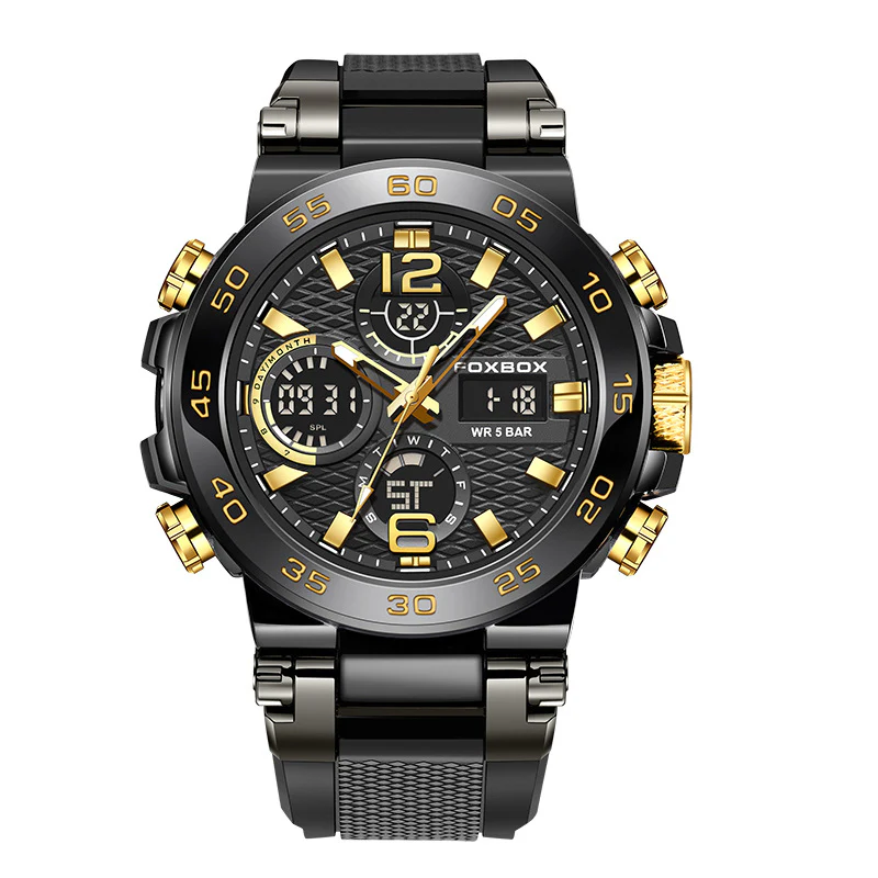 Business Men Fashion Diver Top Brand Luxury Sport Waterproof Military Watch - Image 19